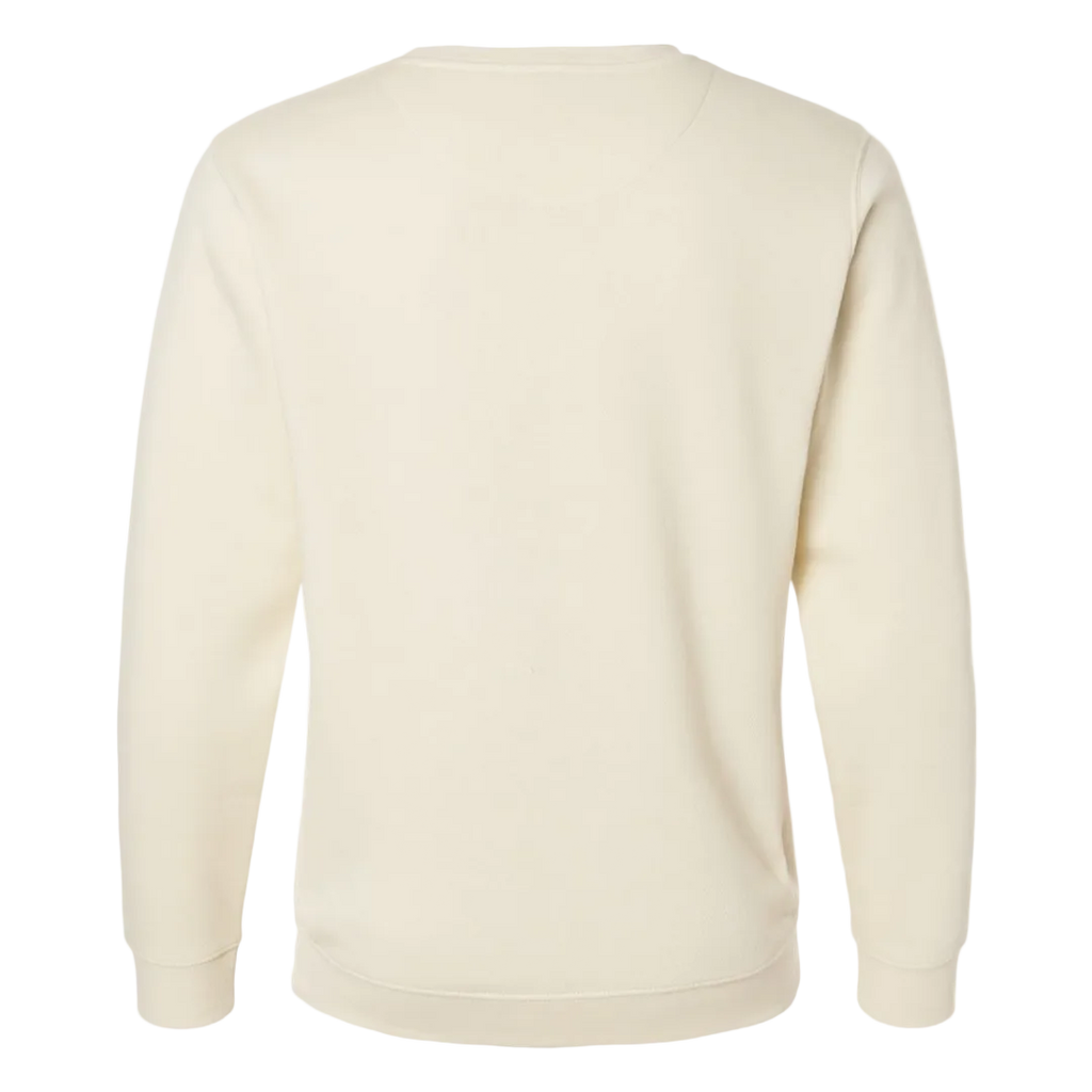First Light Choose You Crew Beige sweatshirt on a white background