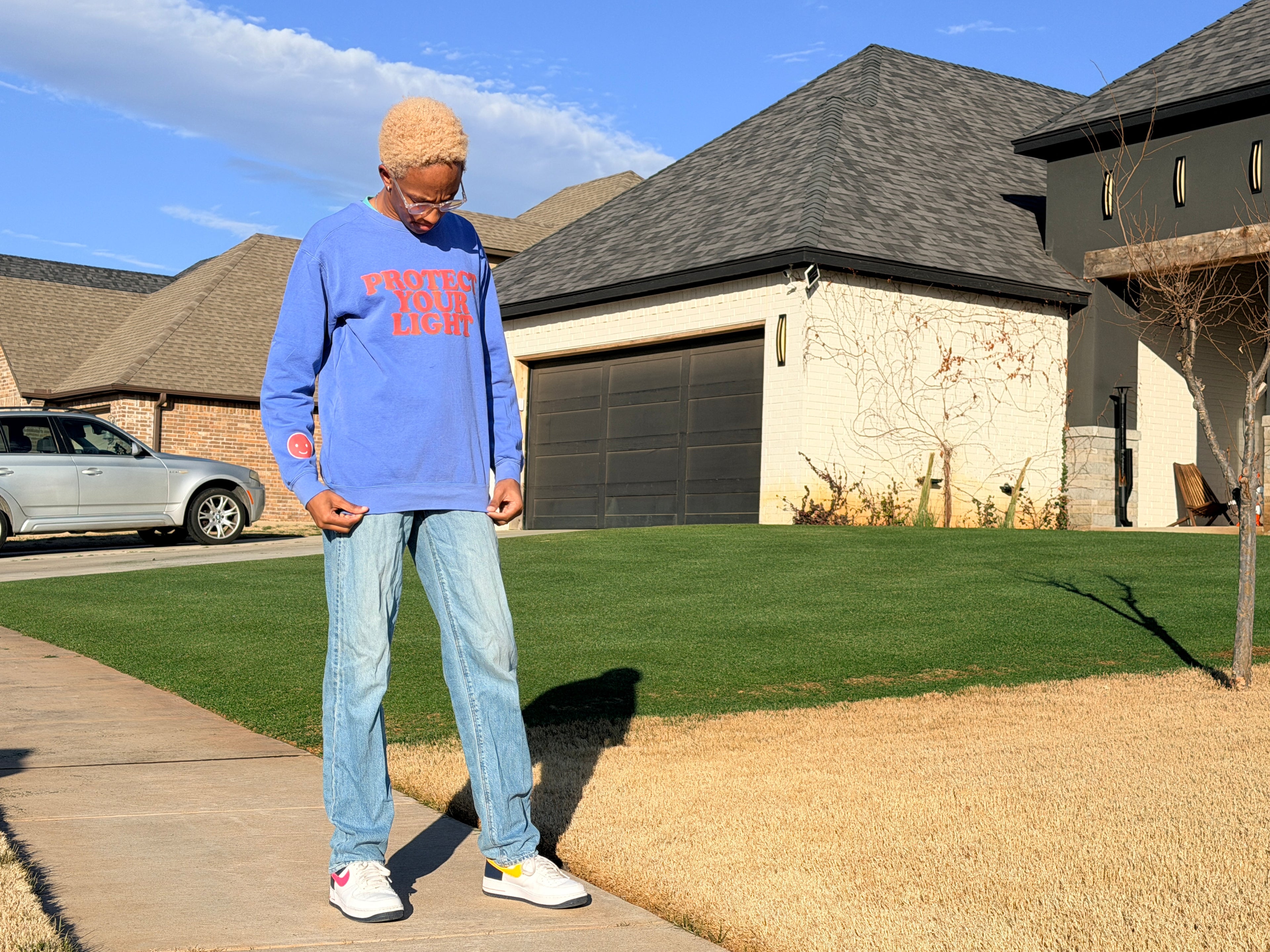 Protect Your Light Crewneck