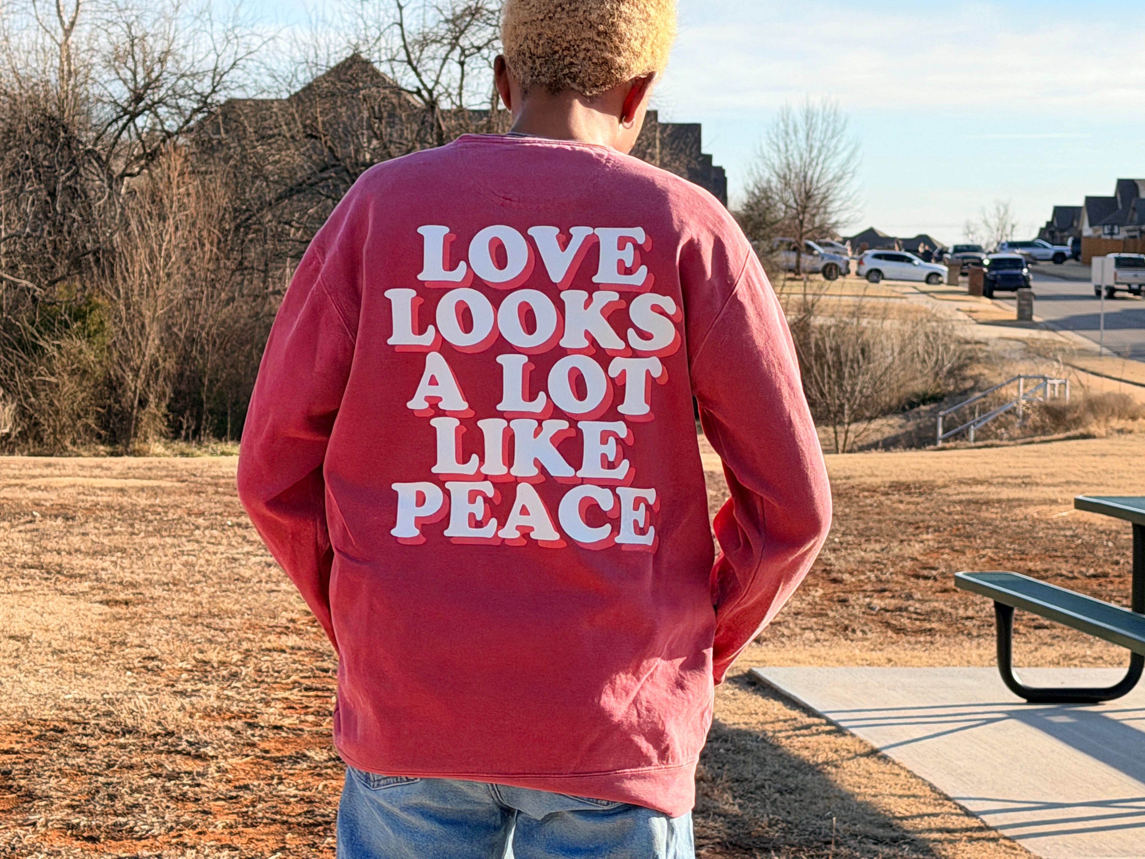 Love Looks Like Crewneck