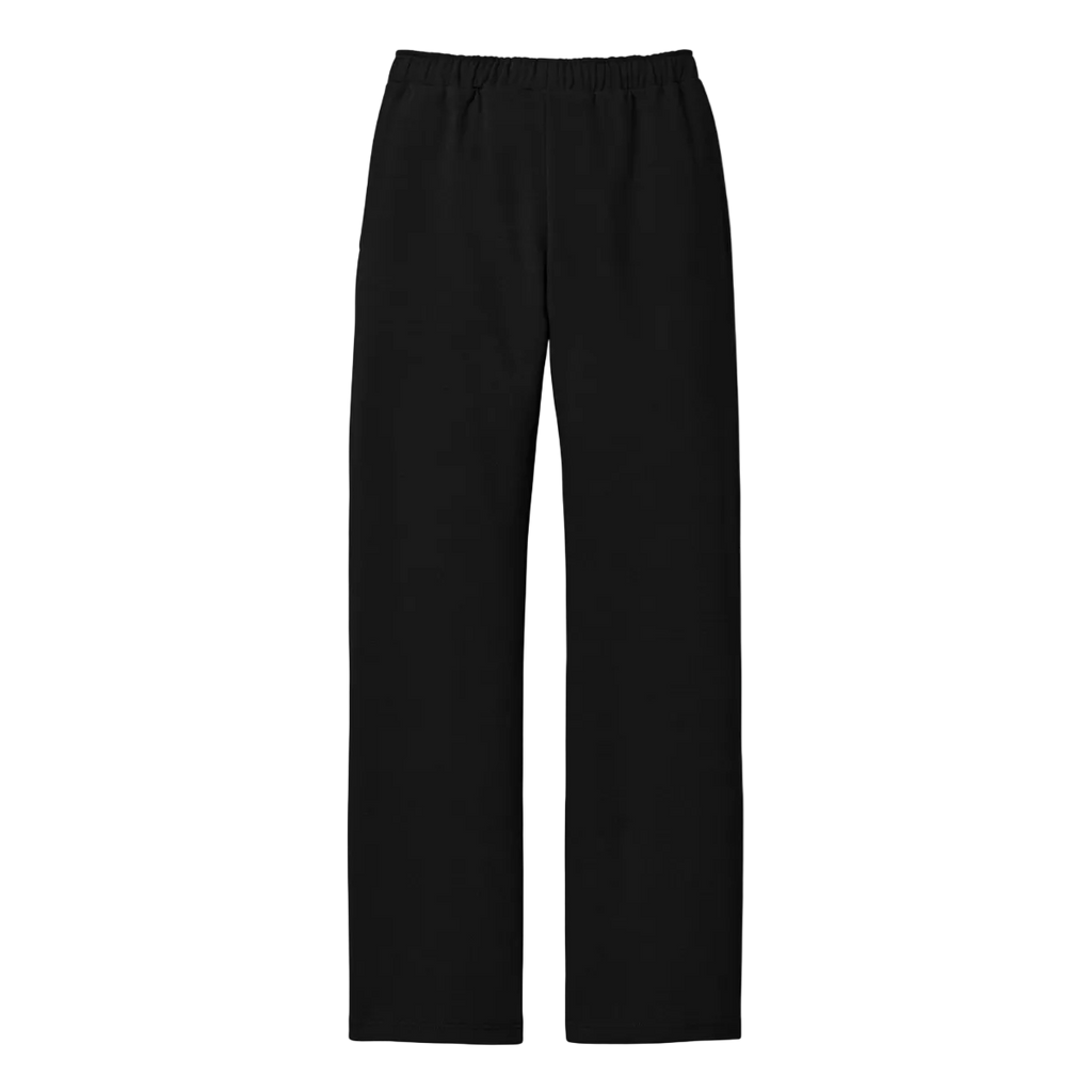 Black pants on a white background