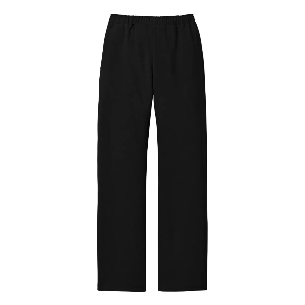Black pants on a white background